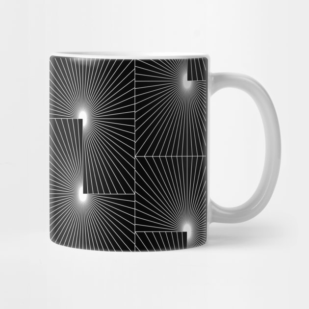 Black and White Modern Geometry by Carolina Díaz